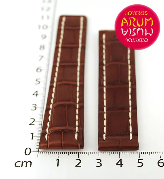 Breitling Strap Brown Crocodile Leather 22 - 20 "SOLD"