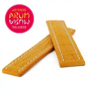 Breitling Strap Mustard Crocodile Leather 22 - 20 "SOLD"