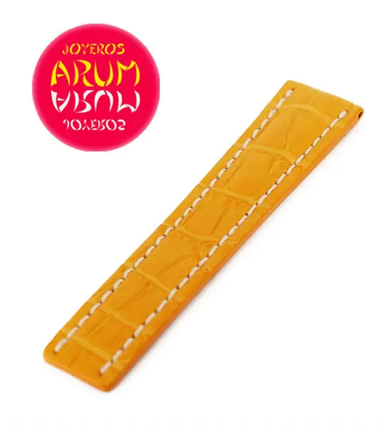 Breitling Strap Mustard Crocodile Leather 22 - 20 "SOLD"