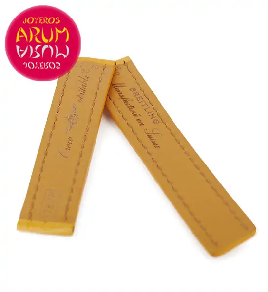 Breitling Strap Mustard Crocodile Leather 22 - 20 "SOLD"