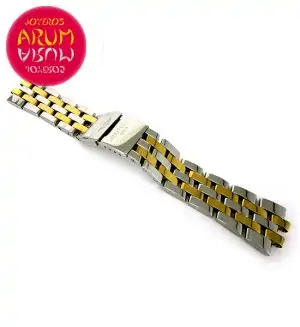 Pilot Bracelet Steel and Gold 22 mm 3147