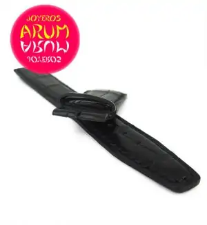 Z IWC Strap Black Cocodrile Leather Deployant 20 - 16 51953 "SOL
