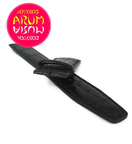 Z IWC Strap Black Cocodrile Leather Deployant 20 - 16 51953 "SOL