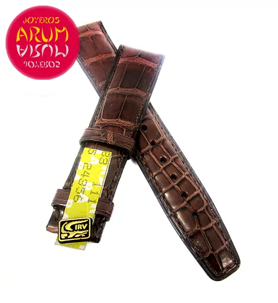 Z IWC Strap Brown Crocodile Leather 19 - 16 5289 "SOLD"
