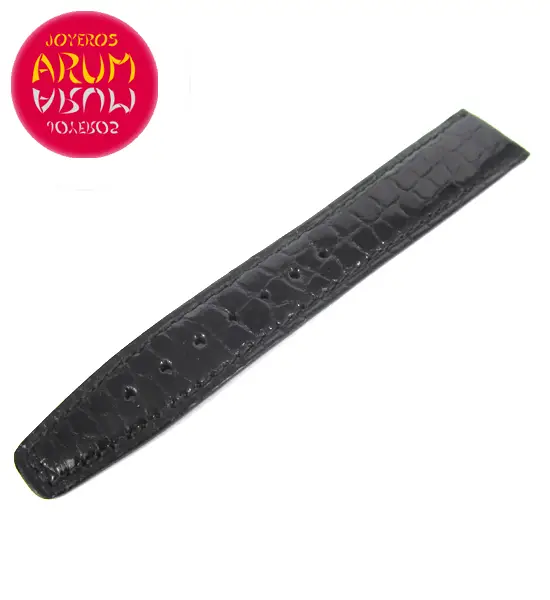 Z IWC Strap Cocodrile Black Leather 18 - 16 70346 "SOLD"