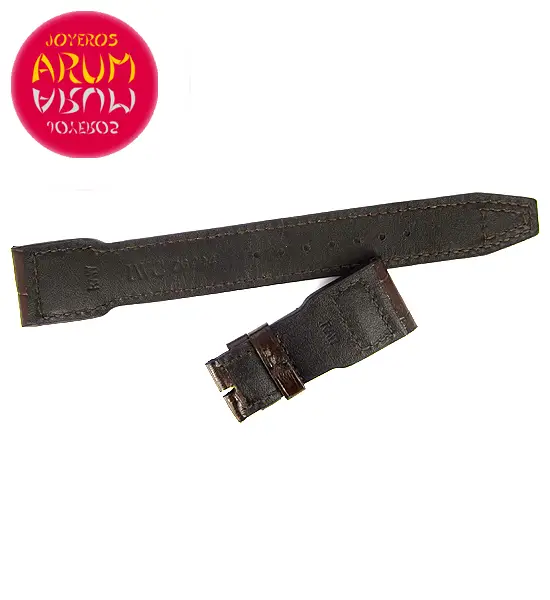 Z IWC Strap Brown Crocodile Leather Deployant 22 - 18 76794 "SOL