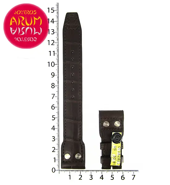 Z IWC Strap Brown Crocodile Leather Deployant 22 - 18 76794 "SOL