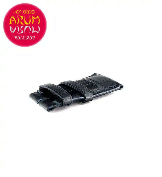 Z IWC Strap Blue Cocodrile Leather Deployant 22 - 18 79893 "SOLD