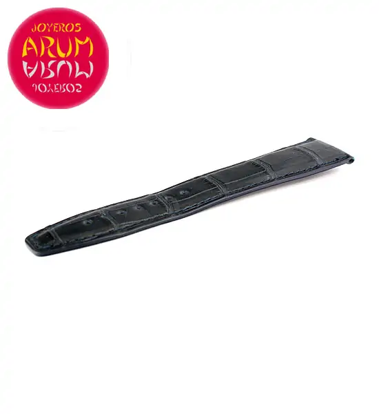 Z IWC Strap Blue Cocodrile Leather Deployant 22 - 18 79893 "SOLD