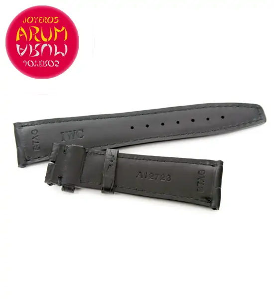 Z IWC Cocodrile Black Leather Strap 22 - 18 A12723 "SOLD"