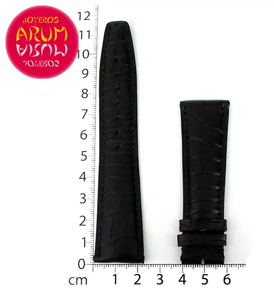 Z IWC Cocodrile Black Leather Strap 22 - 18 A12723 "SOLD"