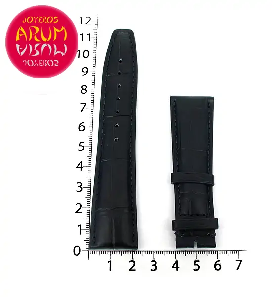 Z IWC Strap Blue Cocodrile Leather 22 - 18 A12737 "SOLD"