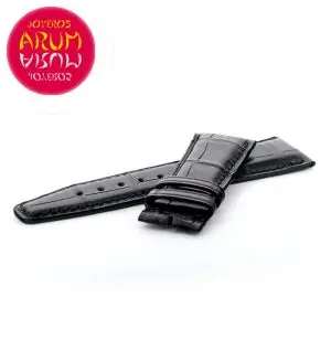 Z IWC Strap Black Cocodrile Leather Deployant 21 - 18 A19248 "SO