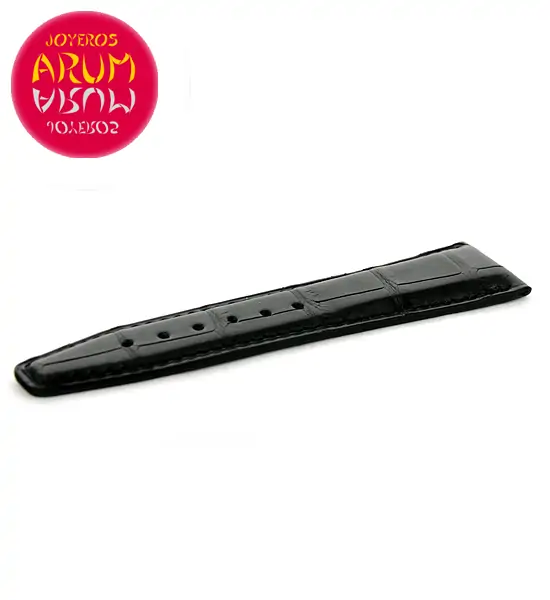 Z IWC Strap Black Cocodrile Leather Deployant 21 - 18 A19248 "SO