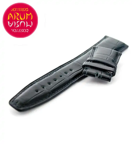 Z IWC Strap Blue Cocodrile Leather Deployant 22 - 18 A20069 "SOL