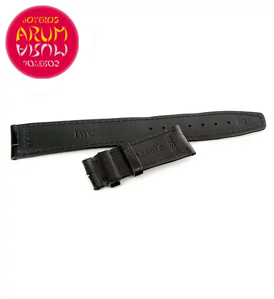 Z IWC Strap Black Cocodrile Leather 20 - 18 A20075 "SOLD"