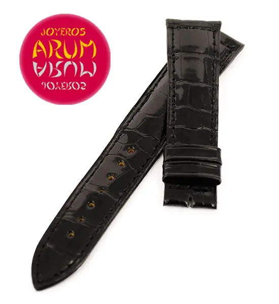 Z Jaeger-LeCoultre Strap Black Crocodile Leather B-I 18 - 16 "SO