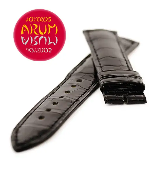 Z Jaeger-LeCoultre Strap Black Crocodile Leather B-I 18 - 16 "SO