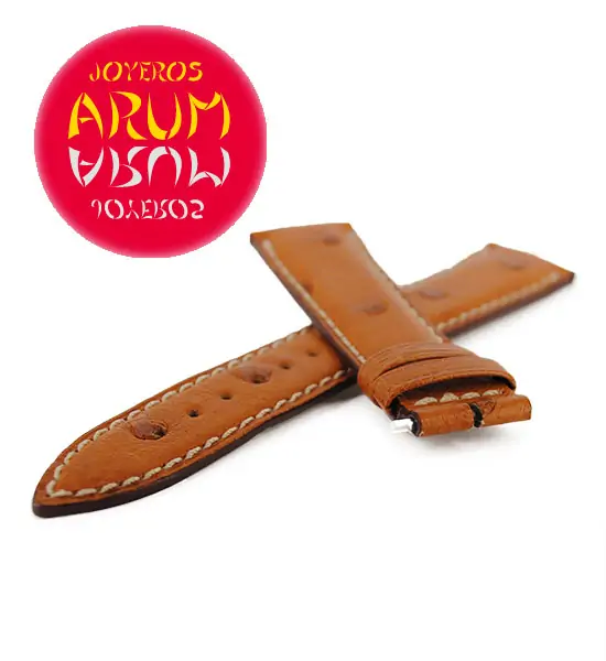 Z Jaeger-LeCoultre Strap Brown Ostrich Leather L-J 19-16 "SOLD"