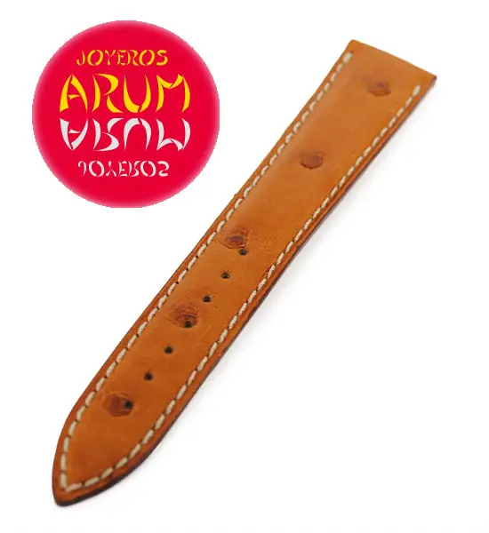 Z Jaeger-LeCoultre Strap Brown Ostrich Leather L-J 19-16 "SOLD"