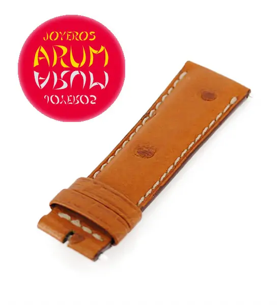 Z Jaeger-LeCoultre Strap Brown Ostrich Leather L-J 19-16 "SOLD"