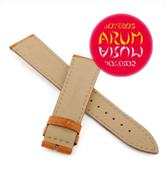Z Jaeger-LeCoultre Strap Brown Ostrich Leather L-J 19-16 "SOLD"
