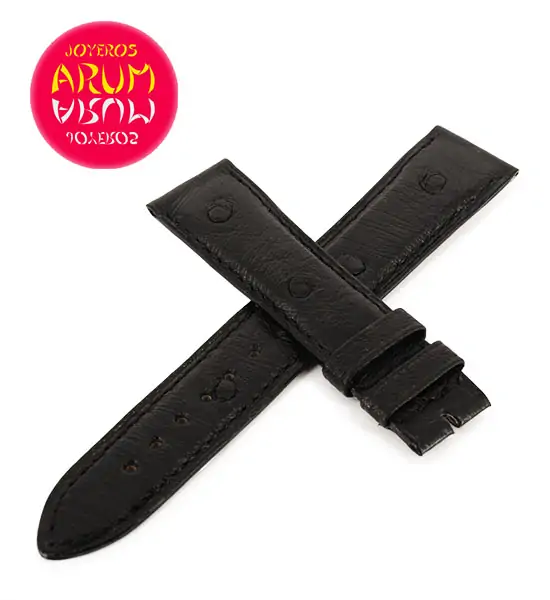 Z Jaeger-LeCoultre Strap Black Ostrich Leather C-K 18 - 16