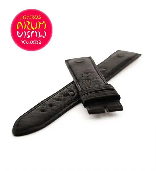 Z Jaeger-LeCoultre Strap Black Ostrich Leather C-K 18 - 16