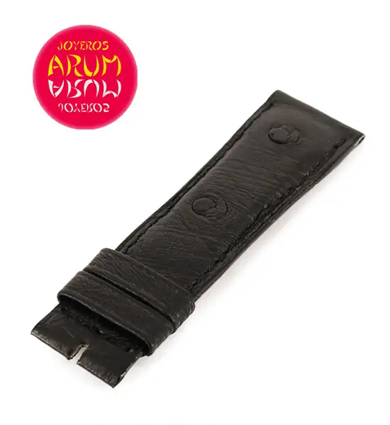 Z Jaeger-LeCoultre Strap Black Ostrich Leather C-K 18 - 16