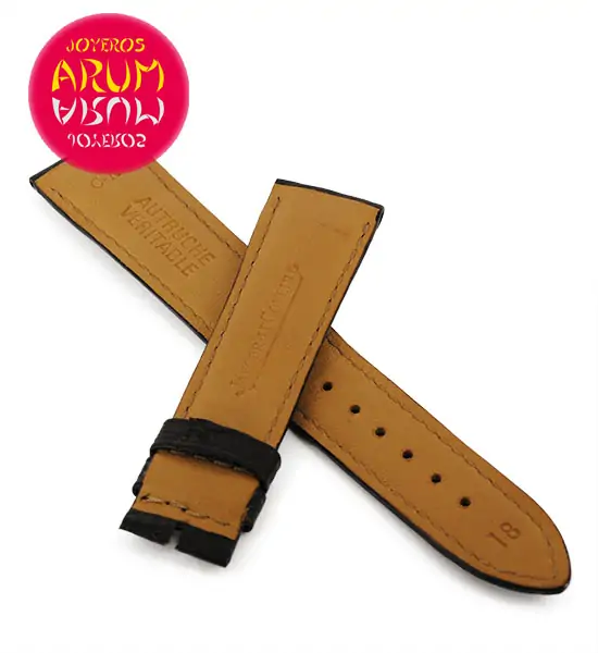 Z Jaeger-LeCoultre Strap Black Ostrich Leather C-K 18 - 16