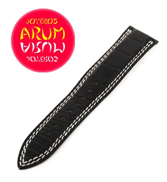 Z Jaeger-LeCoultre Strap Black Crocodile Leather 21 - 18 QC21B8F