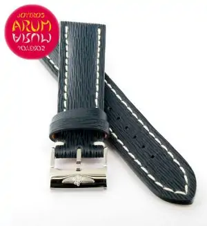 Breitling Strap Blue Striped Leather 20 - 18 "SOLD"
