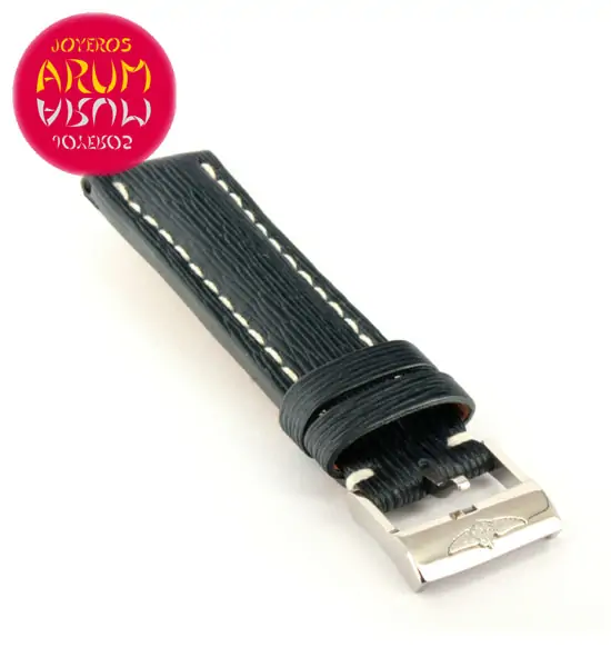 Breitling Strap Blue Striped Leather 20 - 18 "SOLD"