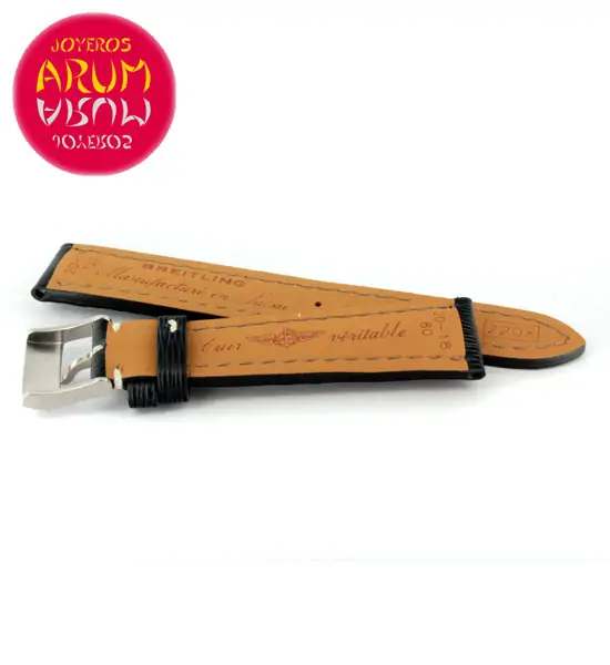 Breitling Strap Blue Striped Leather 20 - 18 "SOLD"