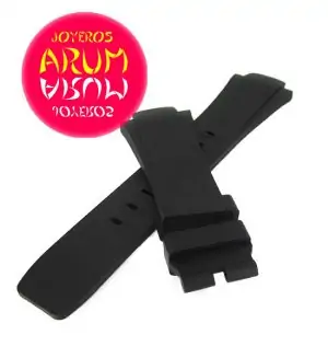 Z IWC Strap Black Rubber 25 - 25 IWA15761 "SOLD"