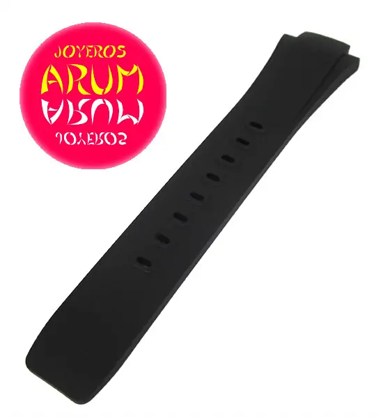 Z IWC Strap Black Rubber 25 - 25 IWA15761 "SOLD"