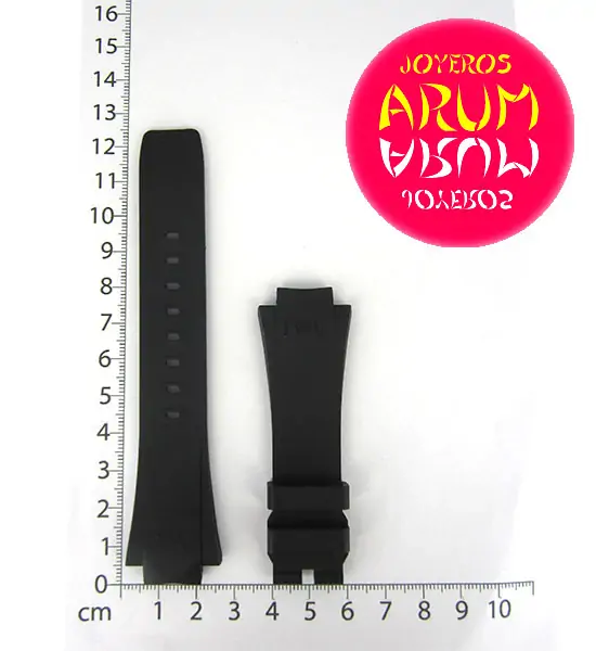 Z IWC Strap Black Rubber 25 - 25 IWA15761 "SOLD"