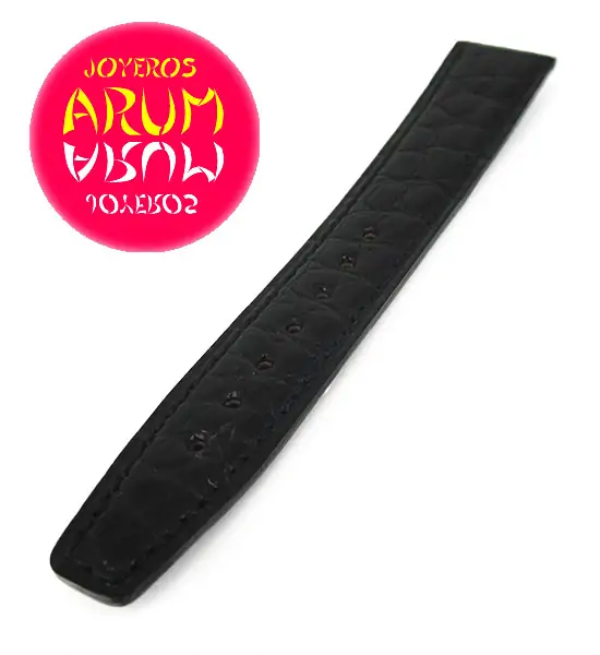 Z IWC Strap Cocodrile Black Leather 18 - 16 5855 "SOLD"