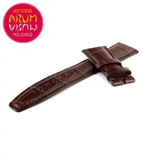 Z IWC Brown Cocodrile Strap Deployant 22 - 18 55323 "SOLD"