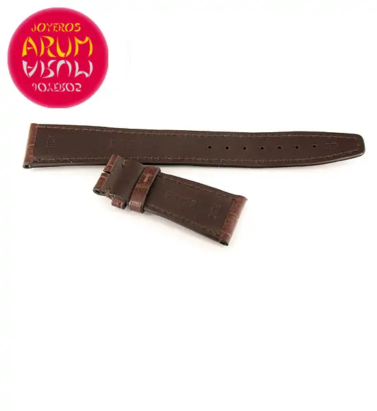 Z IWC Brown Cocodrile Strap Deployant 22 - 18 55323 "SOLD"