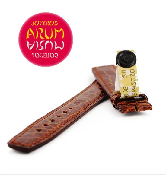 Z IWC Strap Brown Crocodile Leather 15 - 14 53444 "SOLD"