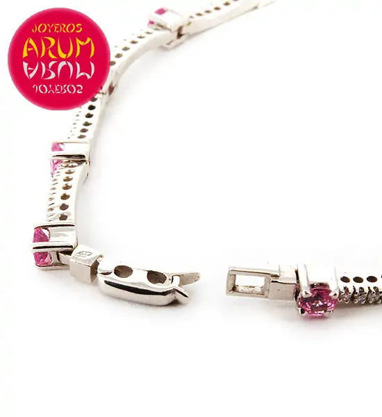 Damiani Bracelet Brilliants and Pink Sapphires RAJ293