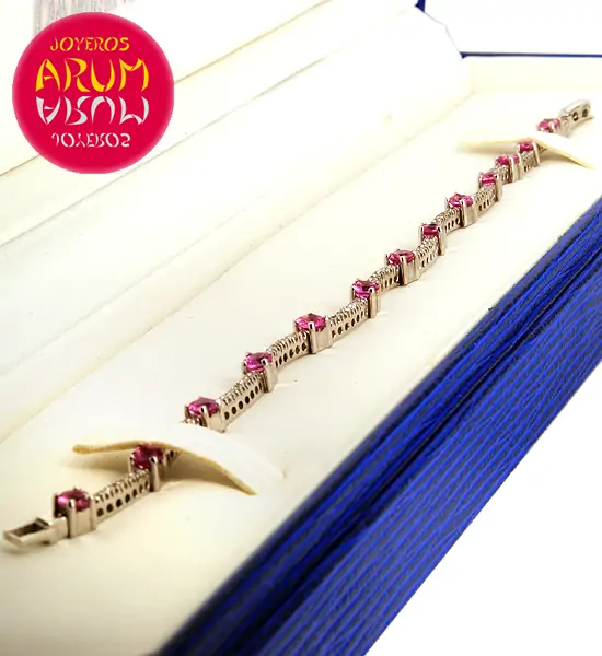 Damiani Bracelet Brilliants and Pink Sapphires RAJ293