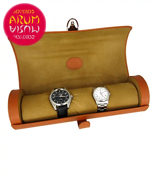 Underwood Leather Watch Holder Roll "SOLD"