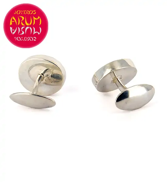 Silver Cufflinks Watch Machine RAJ334