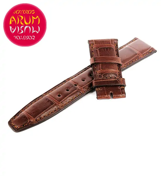 Z IWC Brown Crocodile Leather 21 - 19 BTBY "SOLD"
