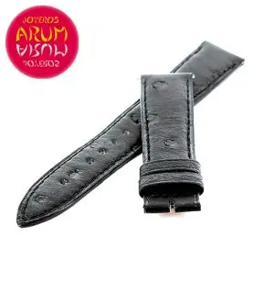 Z Jaeger-LeCoultre Black Ostrich Leather G-G 17 - 16