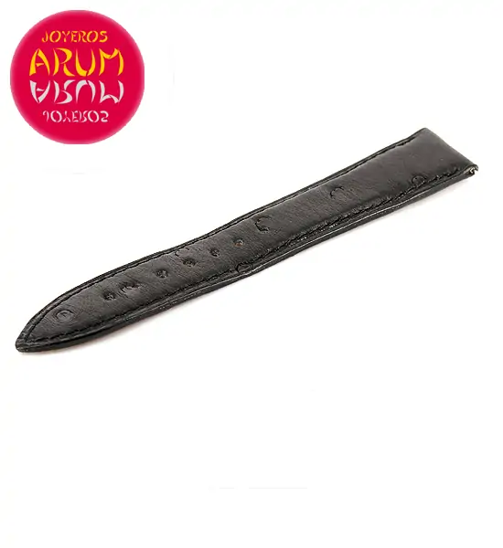 Z Jaeger-LeCoultre Black Ostrich Leather G-G 17 - 16