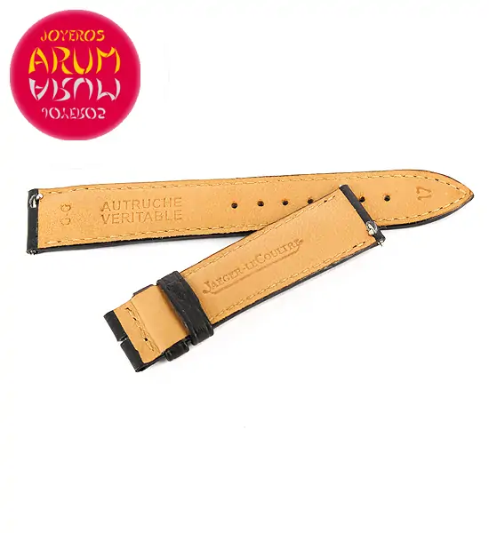 Z Jaeger-LeCoultre Black Ostrich Leather G-G 17 - 16