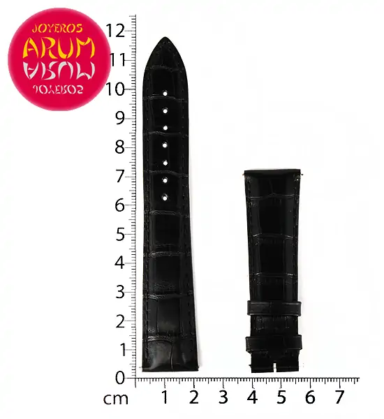 Z Jaeger-LeCoultre Strap Black Crocodile Leather L-F 19 - 16 "SO